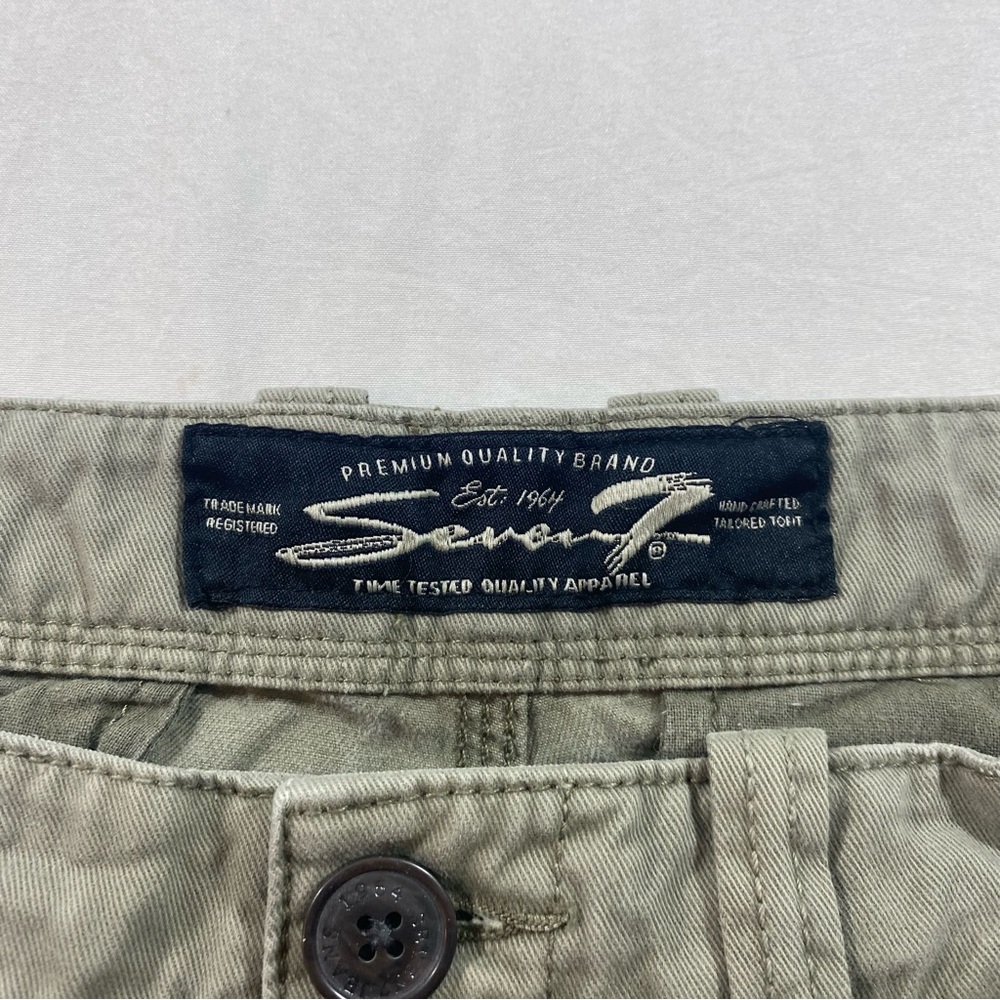 Seven 7 Pants Versatile Green Chino Pants with Regular Fit - Picture 2 of 9